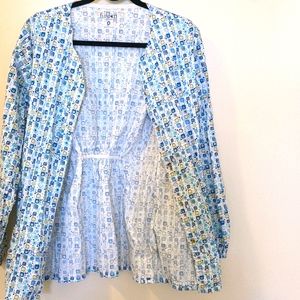 Scrub long sleeve coat